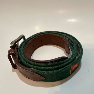 reel point shelter island Flag #19 Golf Belt Men’s Size 40 Brass Made In USA